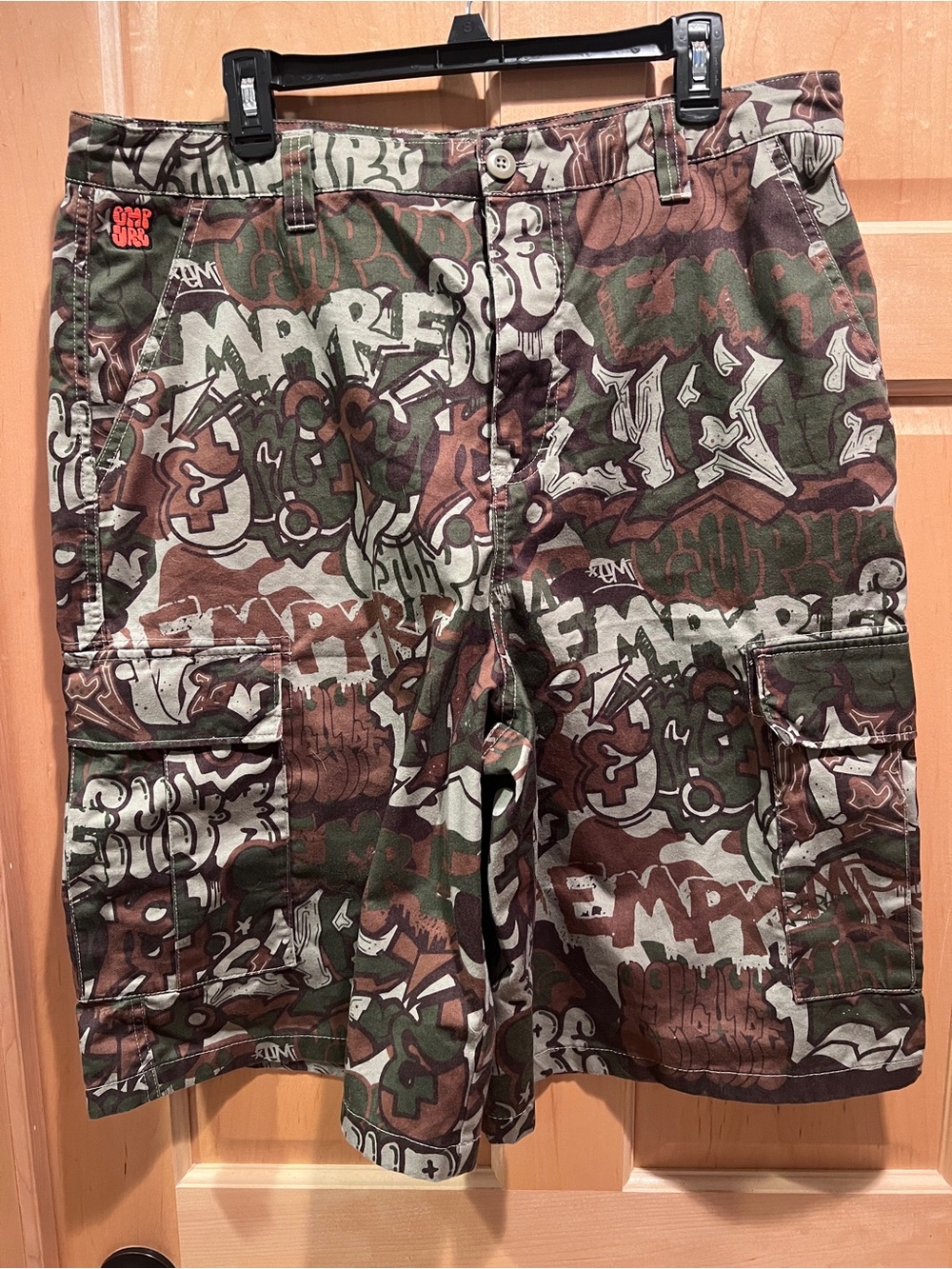 Empyre Shorts Men’s Size 36 Skateboarding Camo Relax Loose Fit Cargo Streetwear